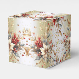 Caixa de Presente das Flores de Férias Modernas