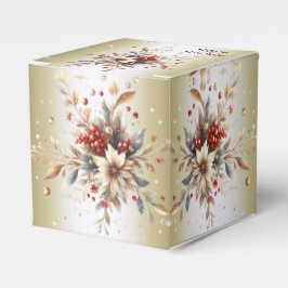 Caixa de Presente das Flores de Férias Modernas