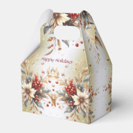 Caixa de Presente das Flores de Férias Modernas