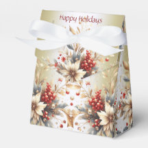 Caixa de Presente das Flores de Férias Modernas