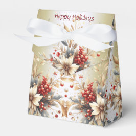 Caixa de Presente das Flores de Férias Modernas
