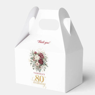 Caixa de Presente de Aniversário de 80 Anos Bohemi