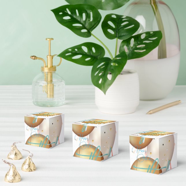 Caixa de Presente de Aniversário Personalizado (Múltiplo)