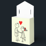 Caixa de presente de Casal bonito<br><div class="desc">Boas-doações para Casais de corte Presentes Românticos - Pintura MIGNED - Personalizável</div>