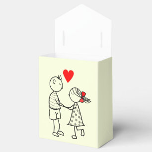 Caixa de presente de Casal bonito