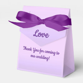 Caixa de Presente de Casamento Lavanda Rosa