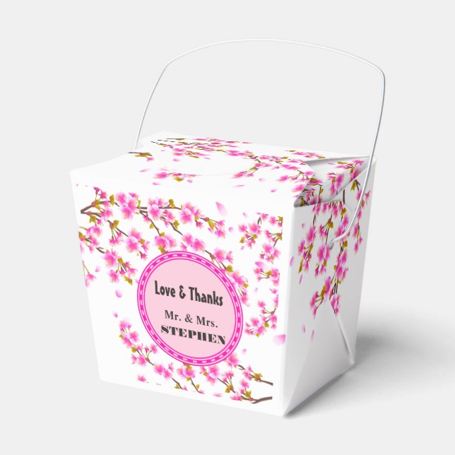 Caixa de Presente de Casamento Personalizada com F (Frente)