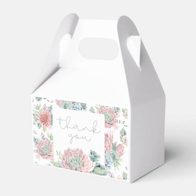 Caixa de presente de Chá de fraldas do deserto de  (Frente)