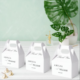 Caixa de Presente de Favor do Casamento Elegante c