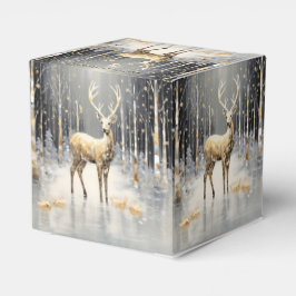 Caixa de Presente de Feriado de Reindeer de Natal 