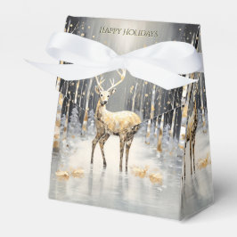 Caixa de Presente de Feriado de Reindeer de Natal 