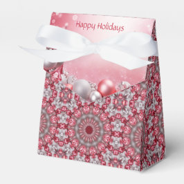 Caixa de Presente de Feriado Decorativo Rosa