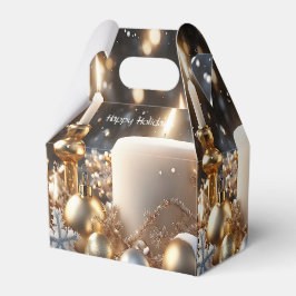 Caixa de Presente de Feriado nas Velas de Feriado