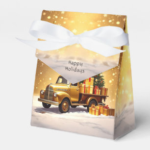 Caixa de Presente de Férias de Natal de Caminhão D