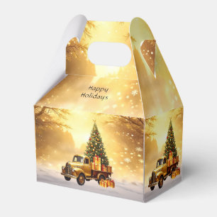 Caixa de Presente de Férias de Natal de Caminhão D