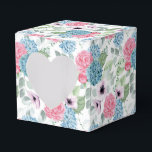 Caixa de Presente de Festa com Impressão de Hortên<br><div class="desc">A caixa de lembrancinha de festa é mostrada com uma impressão floral de hortênsia.
Personalize este item ou compre como está.
Dica: Basta adicionar seus ótimos presentes e adicionar uma fita festiva.</div>