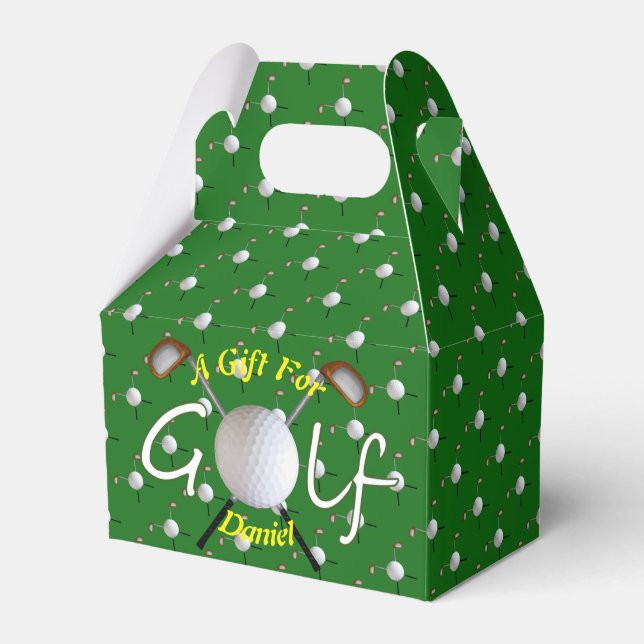 Caixa de Presente de Golfe (Frente)