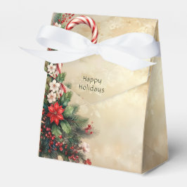 Caixa de Presente de Natal com Cana de Açúcar