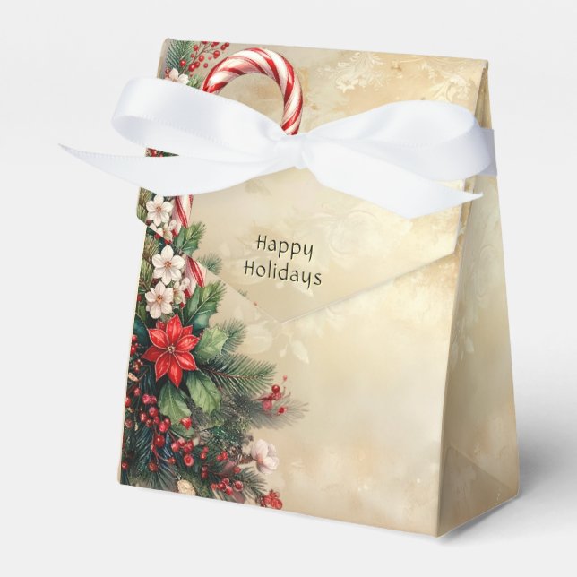 Caixa de Presente de Natal com Cana de Açúcar (Frente)
