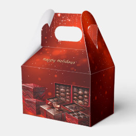 Caixa de Presente de Natal de Chocolate
