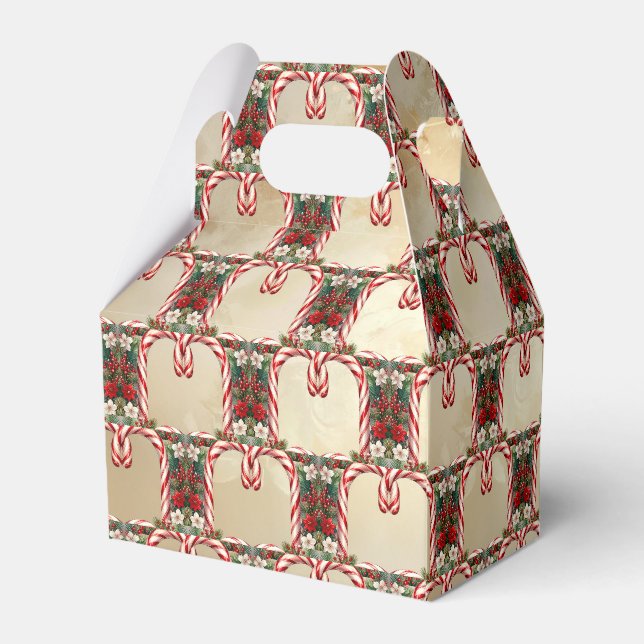 Caixa de Presente de Natal do Candy Cane (Verso)