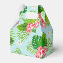 Caixa de Presente de Palma de Hibiscus Rosa