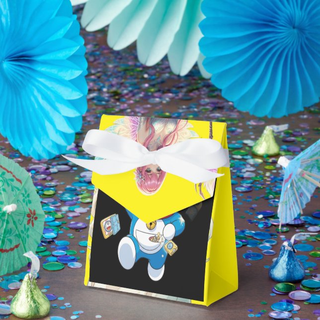 Caixa de Presente de Robô Azul Divertido para Cria (Festa)