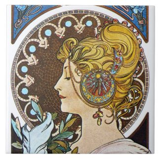 Caixa de presente de Trivet do azulejo de Nouveau
