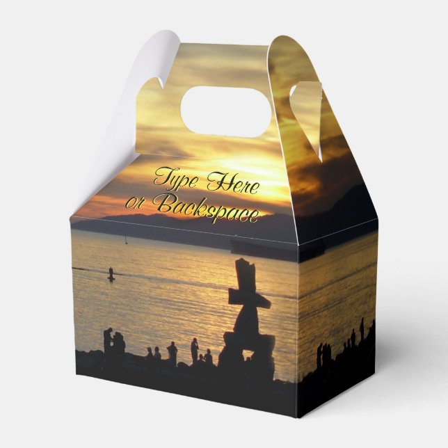 Caixa de Presente de Vancouver Caixa Personalizada (Frente)