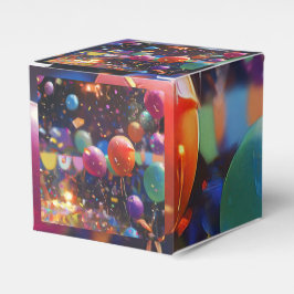 Caixa de Presente do Balão de Aniversário - Forma 