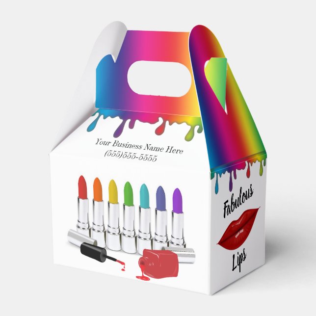 Caixa de Presente do Cliente Cosmético (Frente)