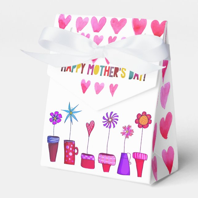 Caixa de Presente do Dia das Mães - Com Amor (Frente)