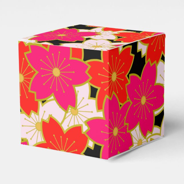 Caixa de Presente do Padrão Kimono Japonês (Frente)