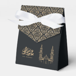 Caixa de Presente Elegante Black e Dourada Eid Mub