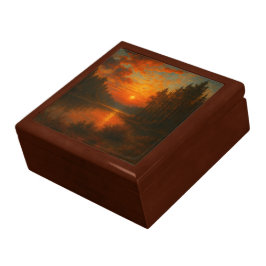 Caixa De Presente Lago Sunset
