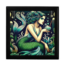 "Nightcap at the Mermaid Lounge" Jewelry Keepsasas