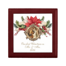 Noiva Groom Natal Dourado