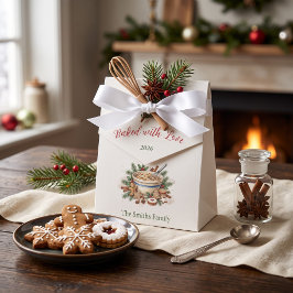 Caixa de Presente para Troca de Biscoitos de Natal
