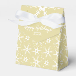 Caixa de Presente Personalizada do Floco de Neve M