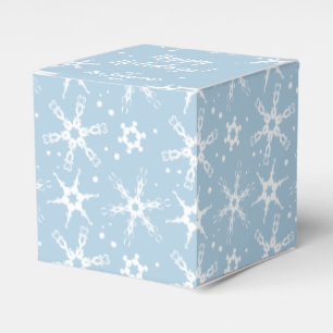 Caixa de Presente Personalizada do Floco de Neve M