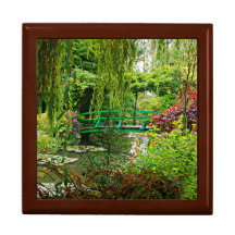 Ponte do jardim de Claude Monet, Giverny, linda