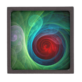 Caixa De Presente Premium Padrão de cor de Abstrato de arte flexível de temp