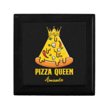 Rainha de pizza com nome personalizado