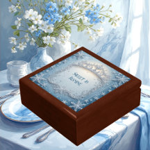 White Snowflakes Ice Blue Frozen Winter Sweet 16 