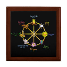Wicca Wheel of Year Sabbats Gift Box