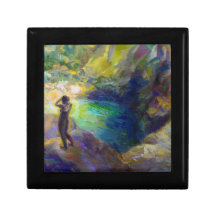 Wooden Jewelry Keepsake Box