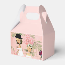 Caixa de presentes de duas noivas