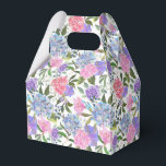 Caixa de Presentes de Festa com Impressão de Hortê<br><div class="desc">A caixa de lembrancinhas é mostrada com uma impressão floral de hortênsia.
Personalize este item ou compre como está.
Dica: Basta adicionar seus ótimos presentes e adicionar um laço festivo.</div>