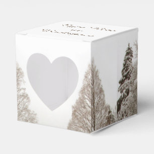 Caixa de Presentes de Floresta de inverno Caixas d