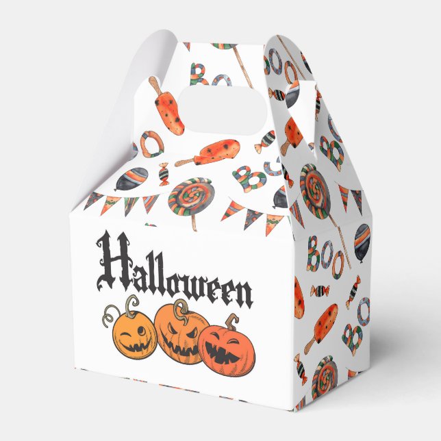 Caixa de Presentes de Halloween (Frente)
